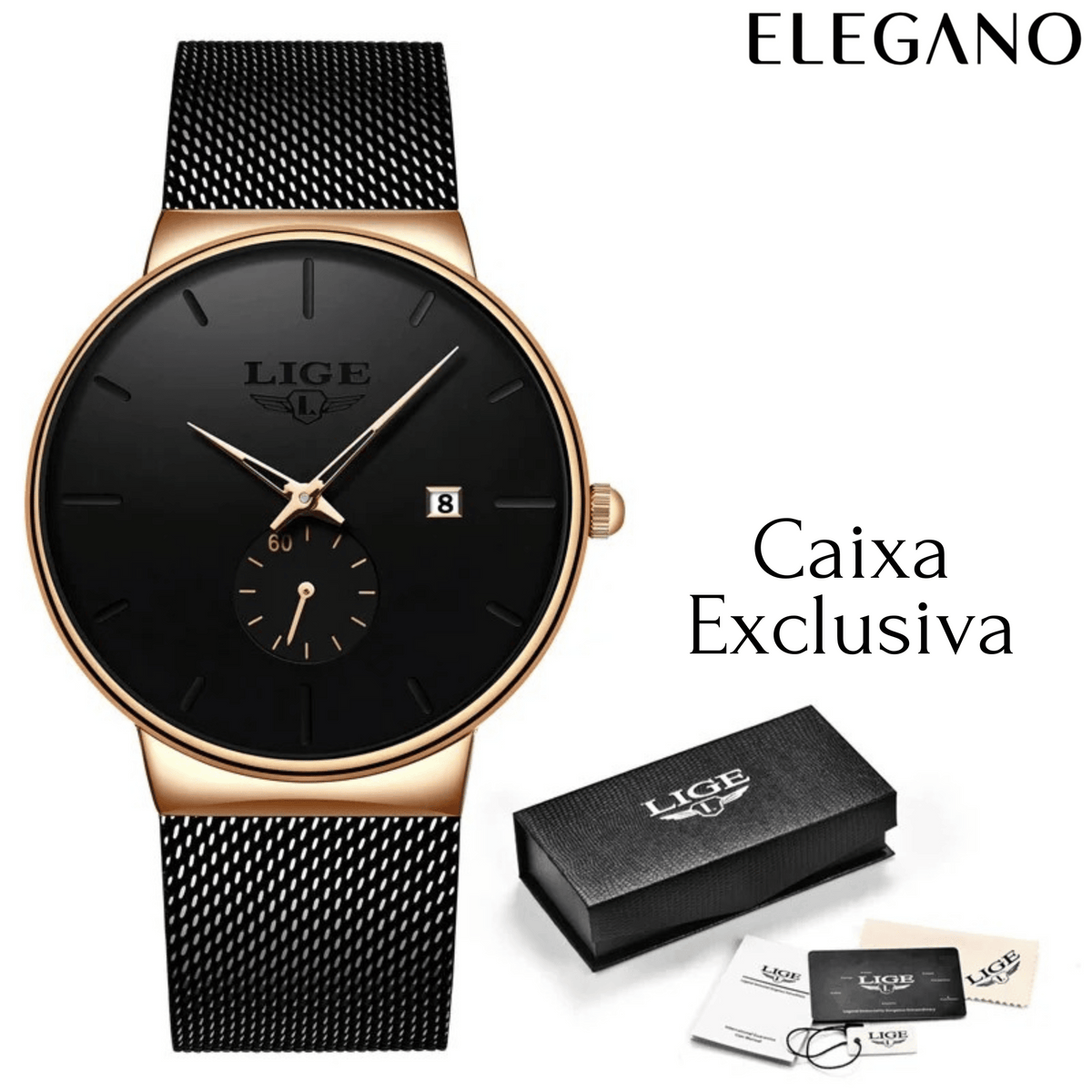 Relógio Masculino Slimp | Com Caixa Exclusiva