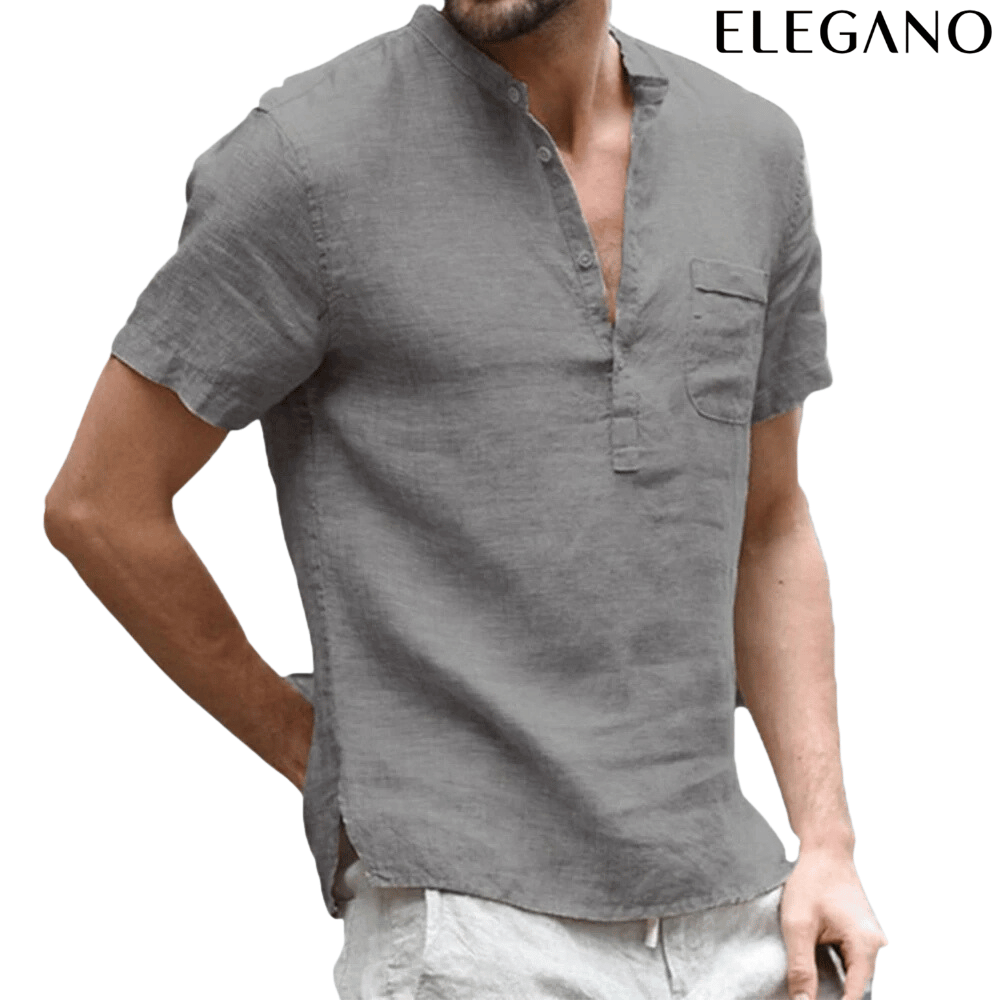 Camiseta Masculina de Linho Limen.