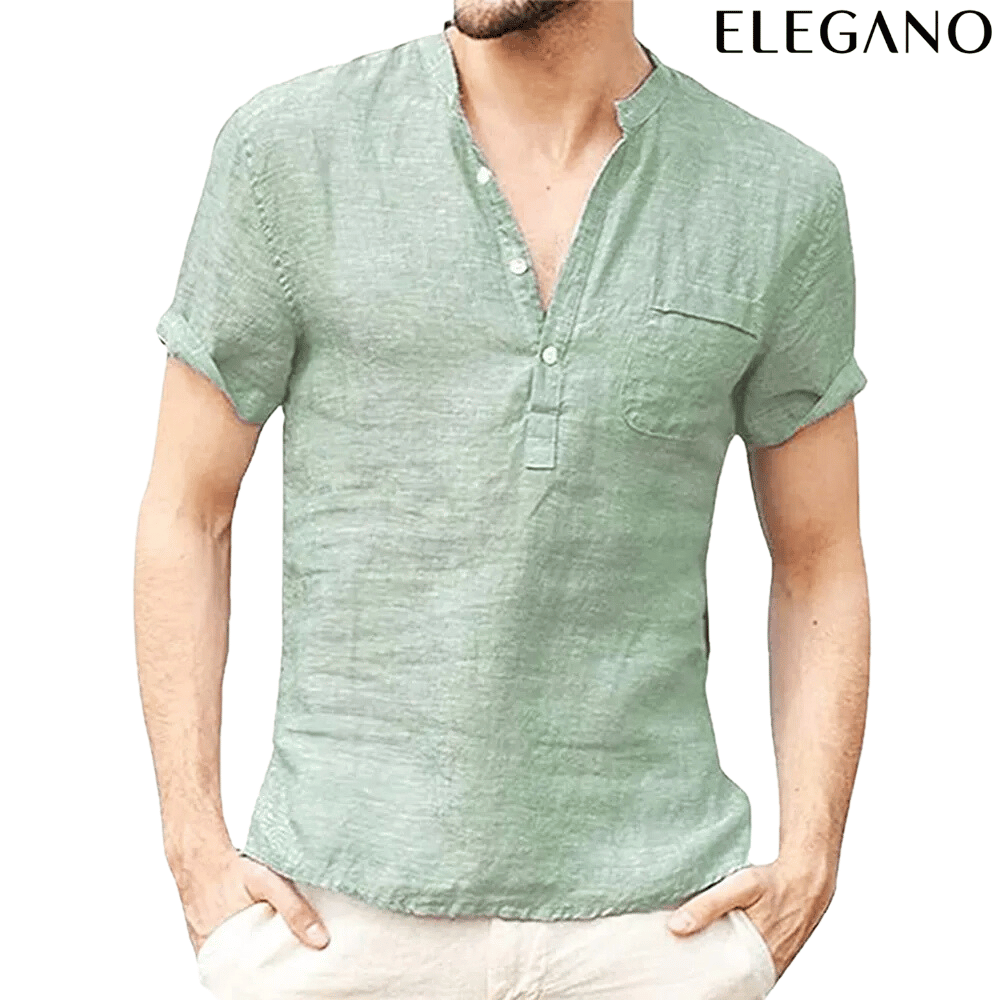 Camiseta Masculina de Linho Limen.